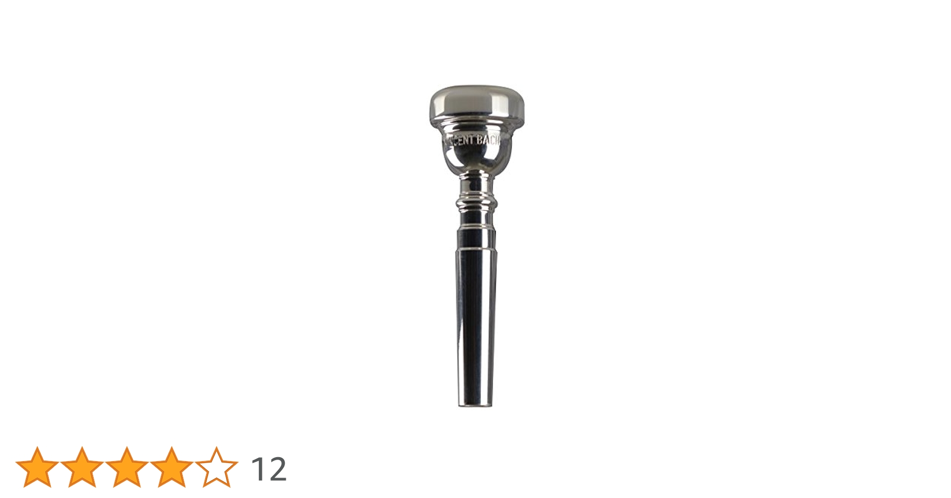 Amazon | バック トランペット マウスピース 1B 銀メッキ仕上げ